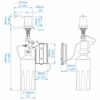 Дозатор рідкого мила сенсорний Mediclinics що вбудовується 1,6 л DJ0252AC Mediclinics Дозатор рідкого мила сенсорний Mediclinics що вбудовується 1,6 л DJ0252AC Mediclinics