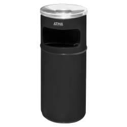 Урна-пепельница 15л R-LINE (A 500Black) A500Black Атма