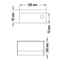 Пепельница настенная Mediclinics PP0104CS PP0104CS Mediclinics 2