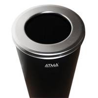 Урна для мусора 25л R-LINE с крышкой и держателем мешка (M 825Black) M825Black Атма Урна для мусора 25л R-LINE с крышкой и держателем мешка (M 825Black) M825Black Атма