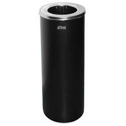 Урна для сміття 25л R-LINE з кришкою та тримачем мішка (M 825Black) M825Black Атма