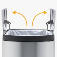 Урна с педалью 30л FPP BUTTERFLY (CW1824) CW1824 Simplehuman Урна с педалью 30л FPP BUTTERFLY (CW1824) CW1824 Simplehuman