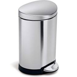 Відро з педаллю 6л напівкругле FPP (CW1834CB) CW1834CB Simplehuman