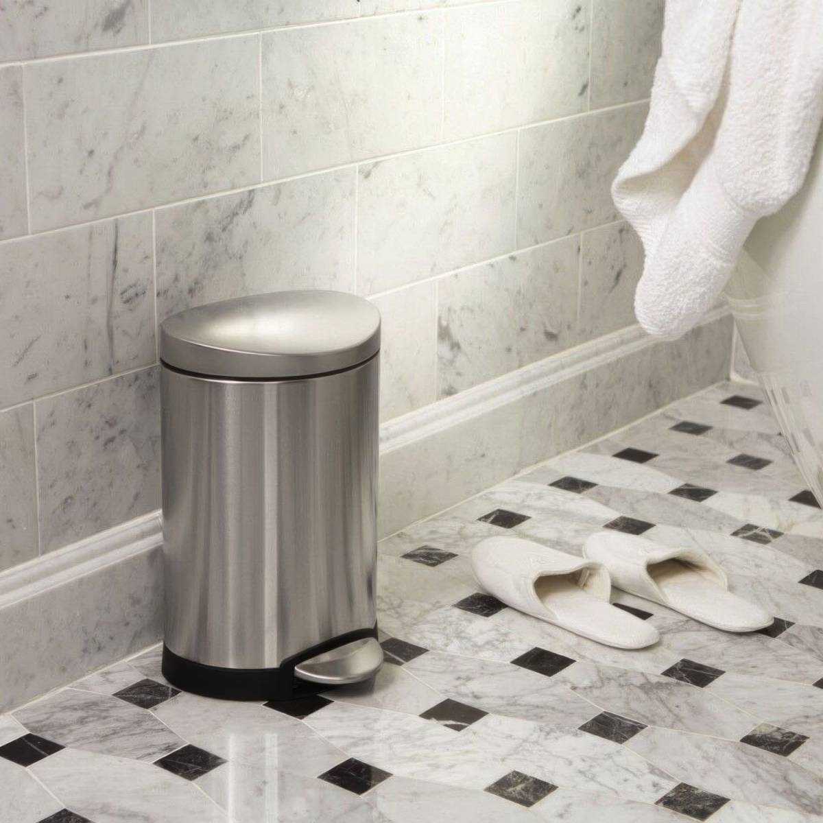 Ведро с педалью 6л полукруглое FPP (CW1834CB) CW1834CB Simplehuman