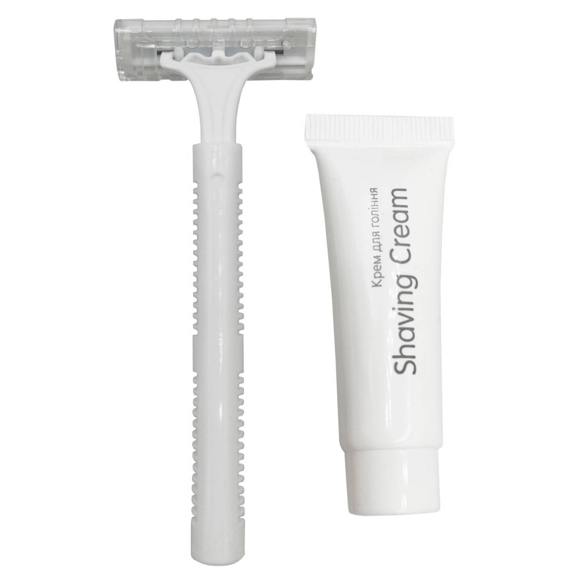 Набор для бритья HOTEL COLLECTION в картонной коробочке с кремом для бритья в тубе HC-SK2/T HSG