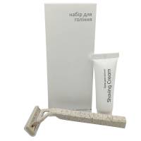 Набор для бритья Breathe ECO, биоразлагаемая бритва и крем 10 мл B-SK2/T Eco HSG