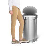 Урна з педаллю напівкругла 45л FPP Delux CW2030 CW2030 Simplehuman Урна з педаллю напівкругла 45л FPP Delux CW2030 CW2030 Simplehuman