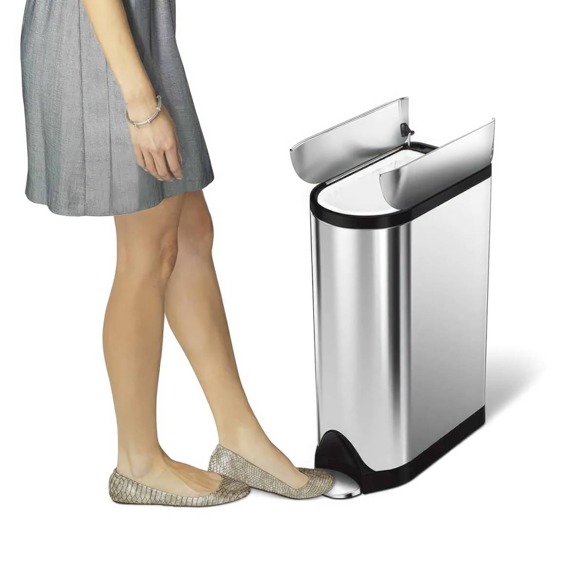 Урна з педаллю 18л FPP BUTTERFLY CW2058 Simplehuman