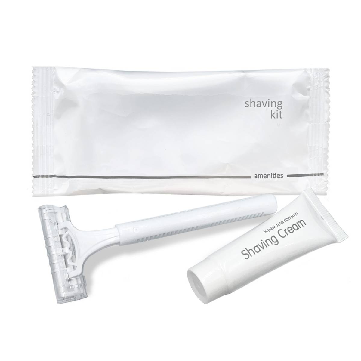 Набір для гоління, станок 2 леза та крем 10 мл FP-SK2 HSG