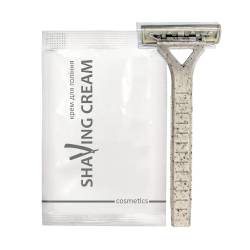 Набір для гоління ECO біорозкладна бритва та крем 10 мл SK2/S Eco HSG 2