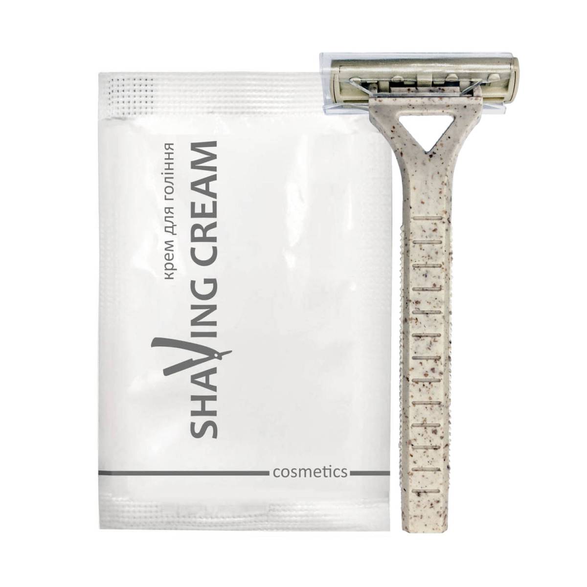 Набор для бритья ECO биоразлагаемая бритва и крем 10 мл SK2/S Eco HSG