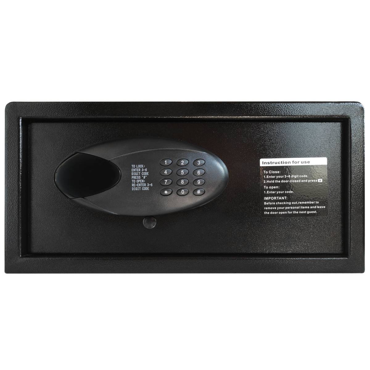 Сейф мебельный электронный E2042G, формат Laptop, сейф для отелей E2042G HSG