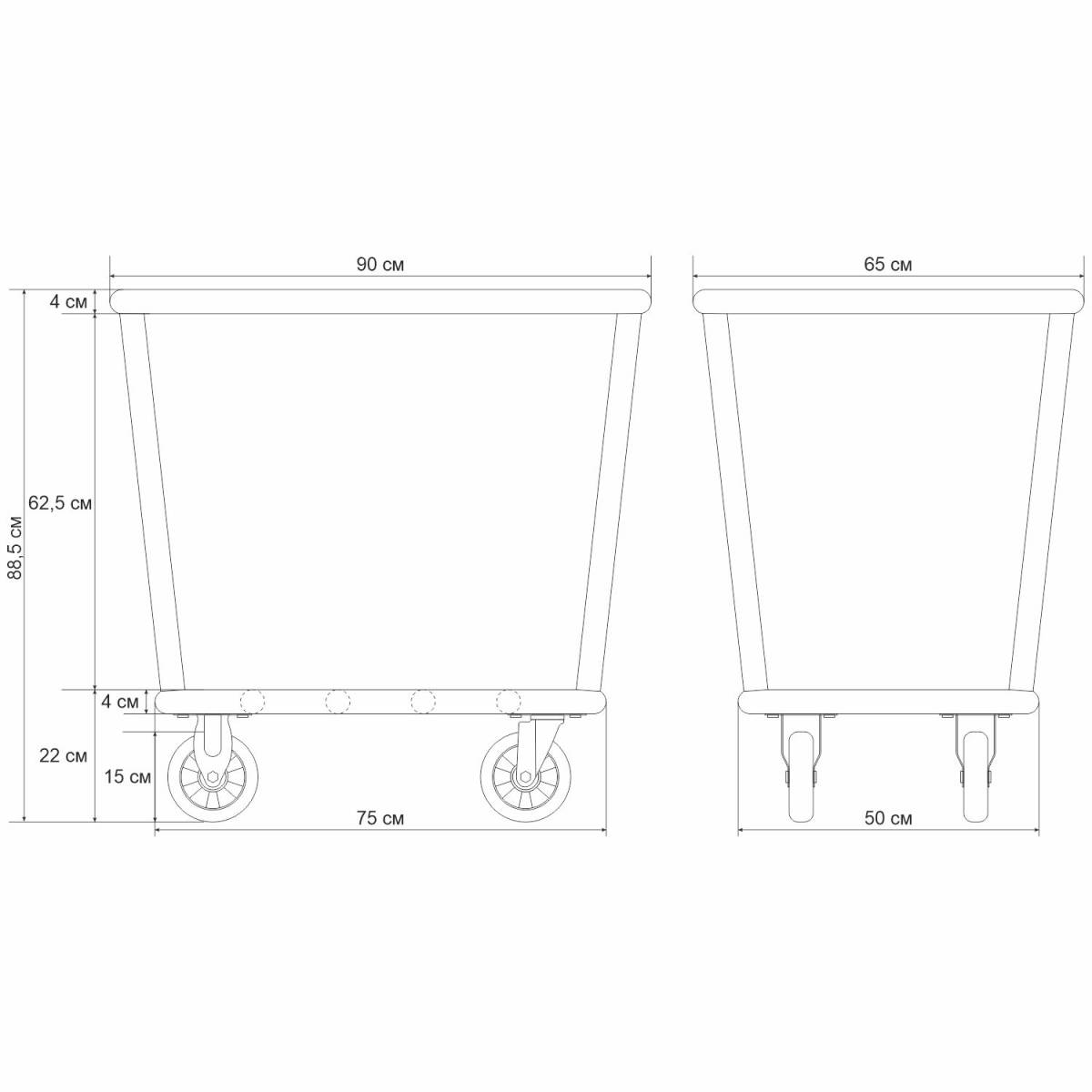 Тележка для белья LT3 LT3 HSG