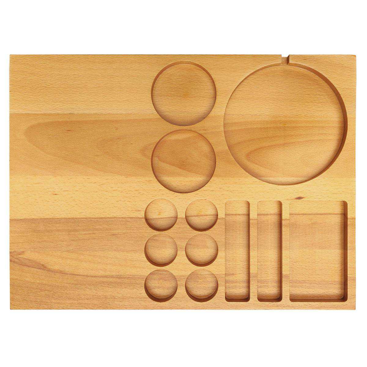 Набор гостеприимства - кофеварка, электрочайник, поднос деревянный N42+H1268+HS-201 White HSG