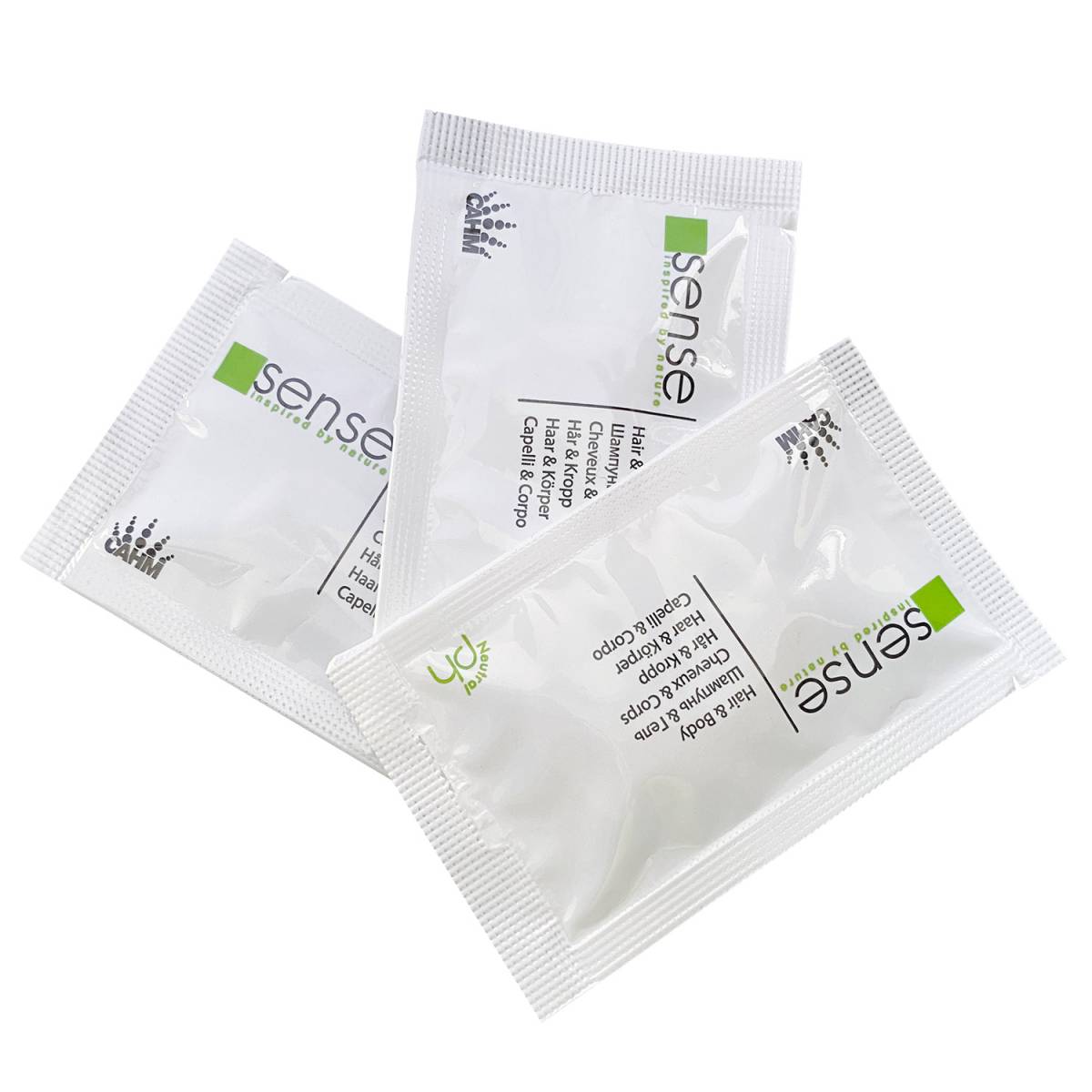 Гель 2в1 Sense 10 мл для волосся та тіла VIP одноразовий для готелів S-HB10 CAHM