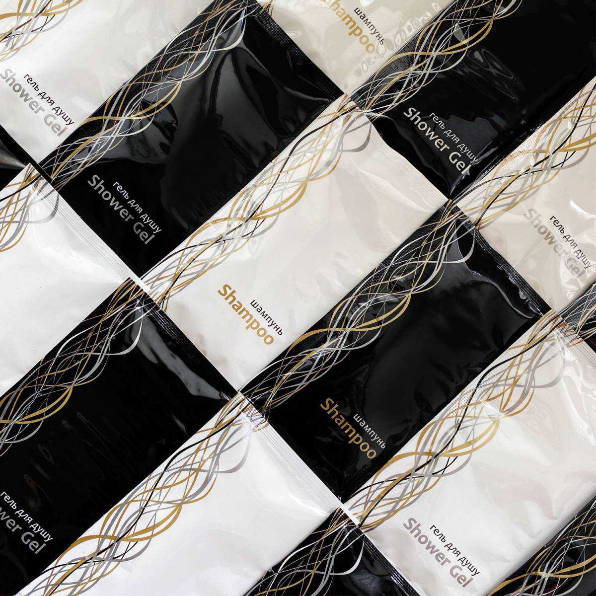 Шампунь & гель 15 мл, одноразовий для готелів HB15-W HSG