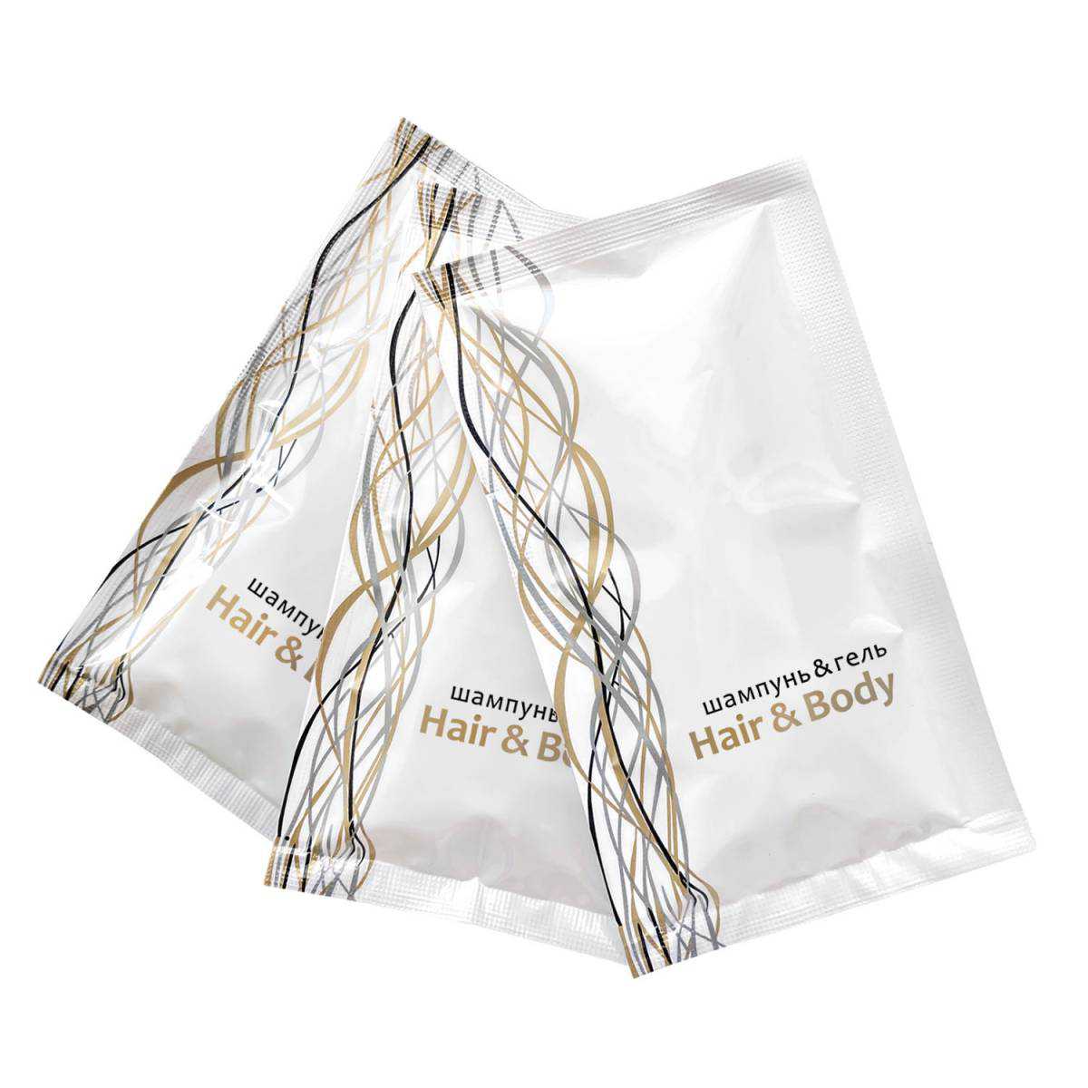 Шампунь & гель 15 мл, одноразовий для готелів HB15-W HSG