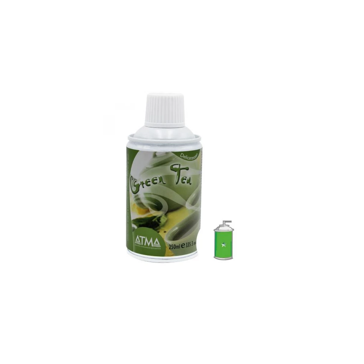 Аерозольний балончик 250мл, Греція (GREEN TEA) 12-04-0008 Spring Air