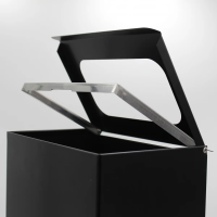 Урна для сміття 20 л S-LINE Black