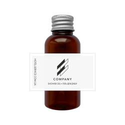 Гель для душу 32 мл з логотипом замовника на паперовій етикетці Bk-SG32LP HSG