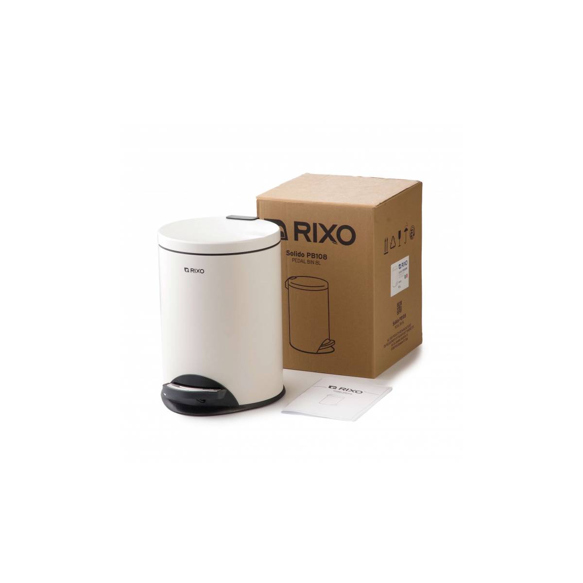 Мусорное ведро с педалью Rixo Solido PB108W PB108W Rixo