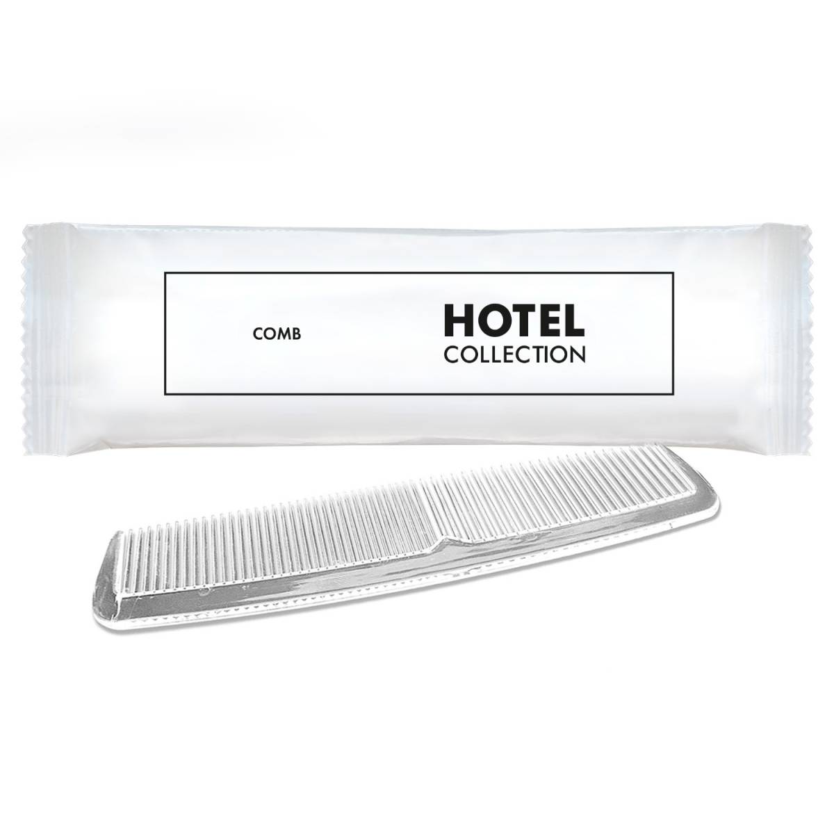 Расческа прозрачная 14 cм HOTEL COLLECTION Flow Pack FP/HC-C14 HSG