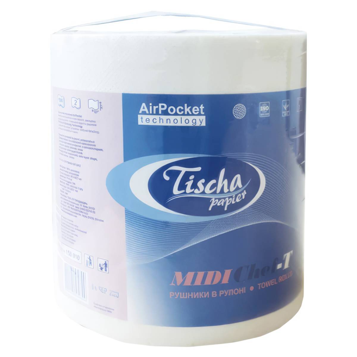 Полотенце в рулоне кухонное MidiChef-T (1 рулон 500отрывов) 150010 Tischa Papier