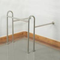 Поручень опорный под раковину Ø32, для людей с ограниченными возможностями 146300 Noksi