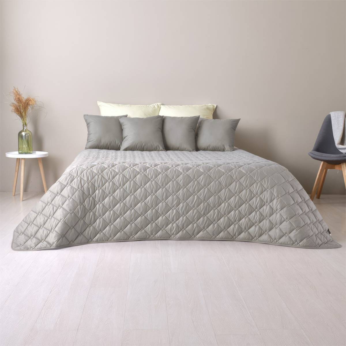 Покривало двостороннє Стиль Cube сірий/беж 8-xxxxxx Grey HSG