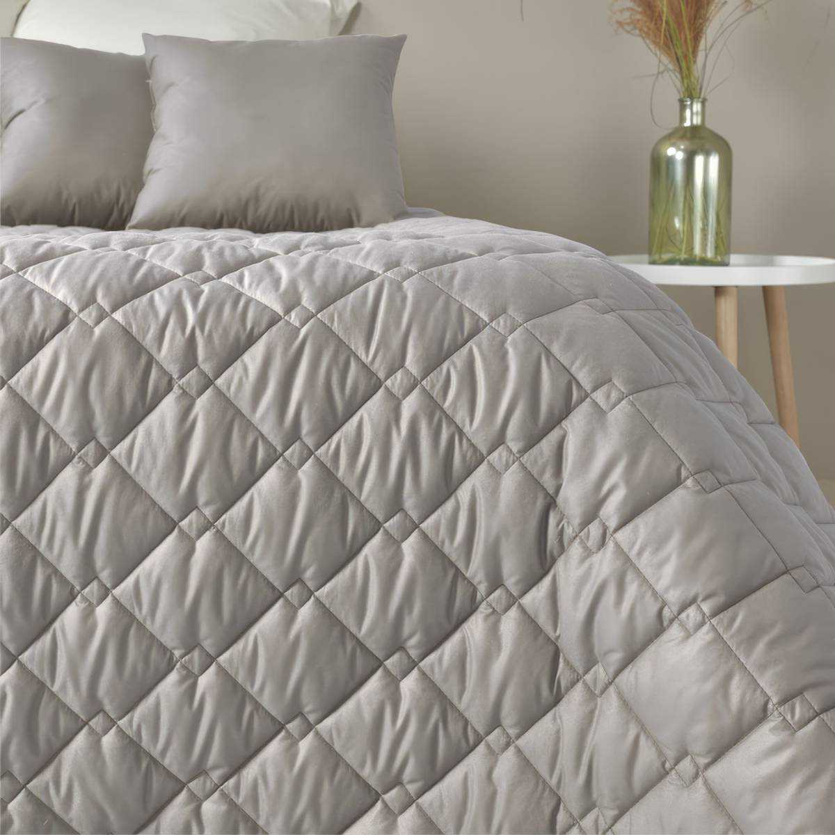 Покривало двостороннє Стиль Cube сірий/беж 8-xxxxxx Grey HSG