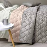 Покривало двостороннє з лого клієнта, Стиль Cube сірий/беж 8-3xxxxx Grey Logo HSG Покривало двостороннє з лого клієнта, Стиль Cube сірий/беж 8-3xxxxx Grey Logo HSG