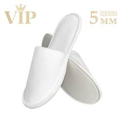 Тапочки велюровые закрытые для гостиниц, подошва EVA 5 мм V2E5 HSG