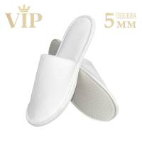 Тапочки велюровые закрытые для гостиниц, подошва EVA 5 мм V2E5 HSG