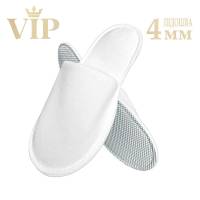 Тапочки велюрові закриті для готелів, підошва EVA 4 мм V2E4 HSG Тапочки велюрові закриті для готелів, підошва EVA 4 мм V2E4 HSG