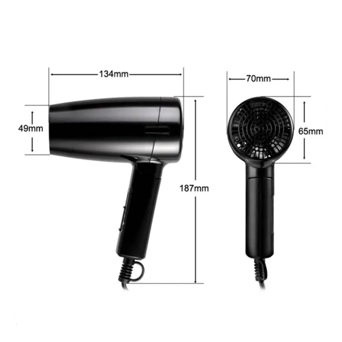 Фен складной F12 для гостиниц HSG 1200 Вт F12 HSG