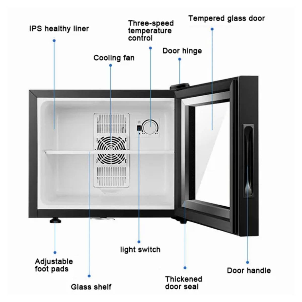 Мини-бар BC-20BF термоэлектрический для гостиниц BC-20BF HSG