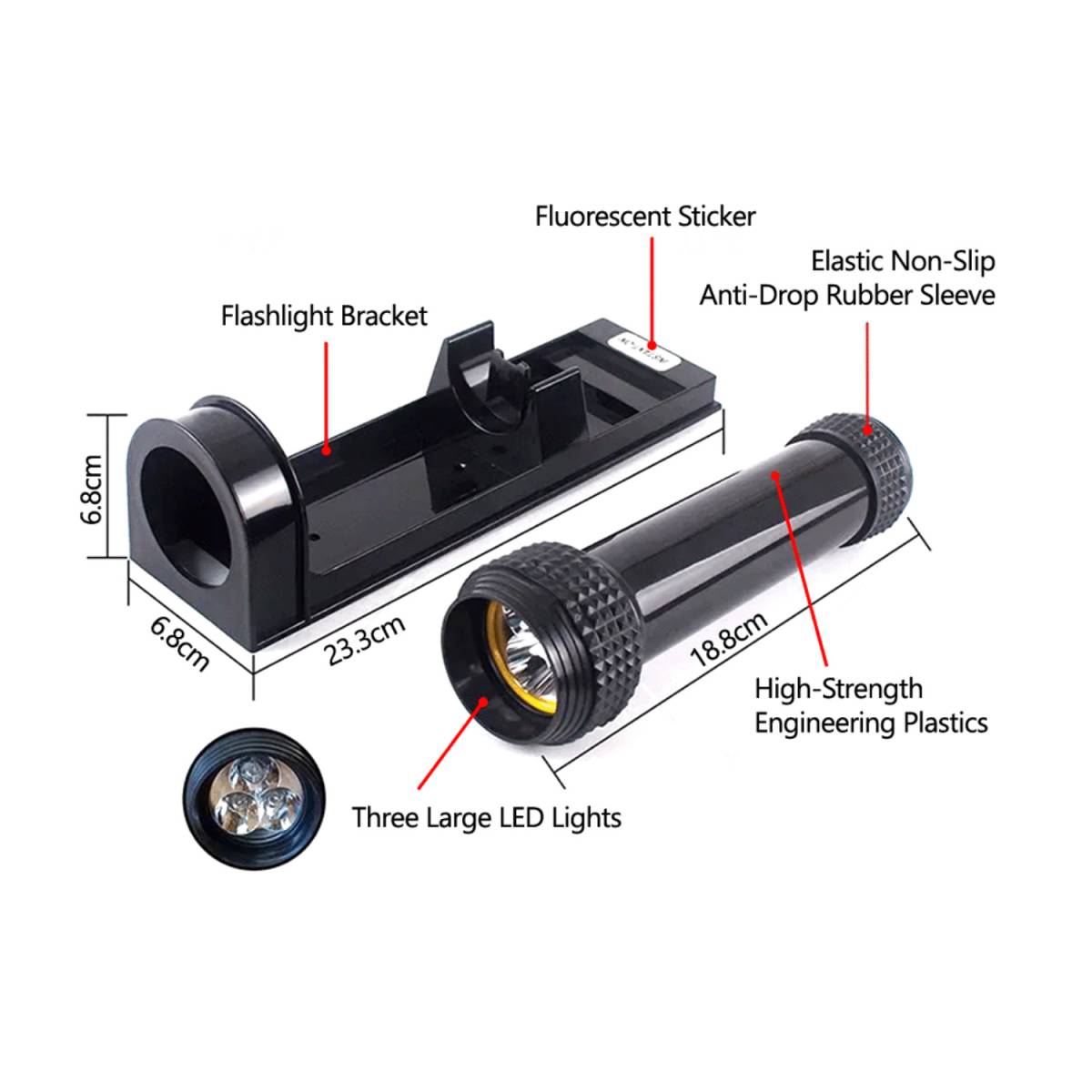 Ліхтарик світлодіодний HSF-03BL HSF-03BL JVD