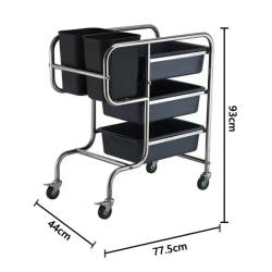 Візок сервірувальний для кухні HS-P020 HS-P020 HSG 2