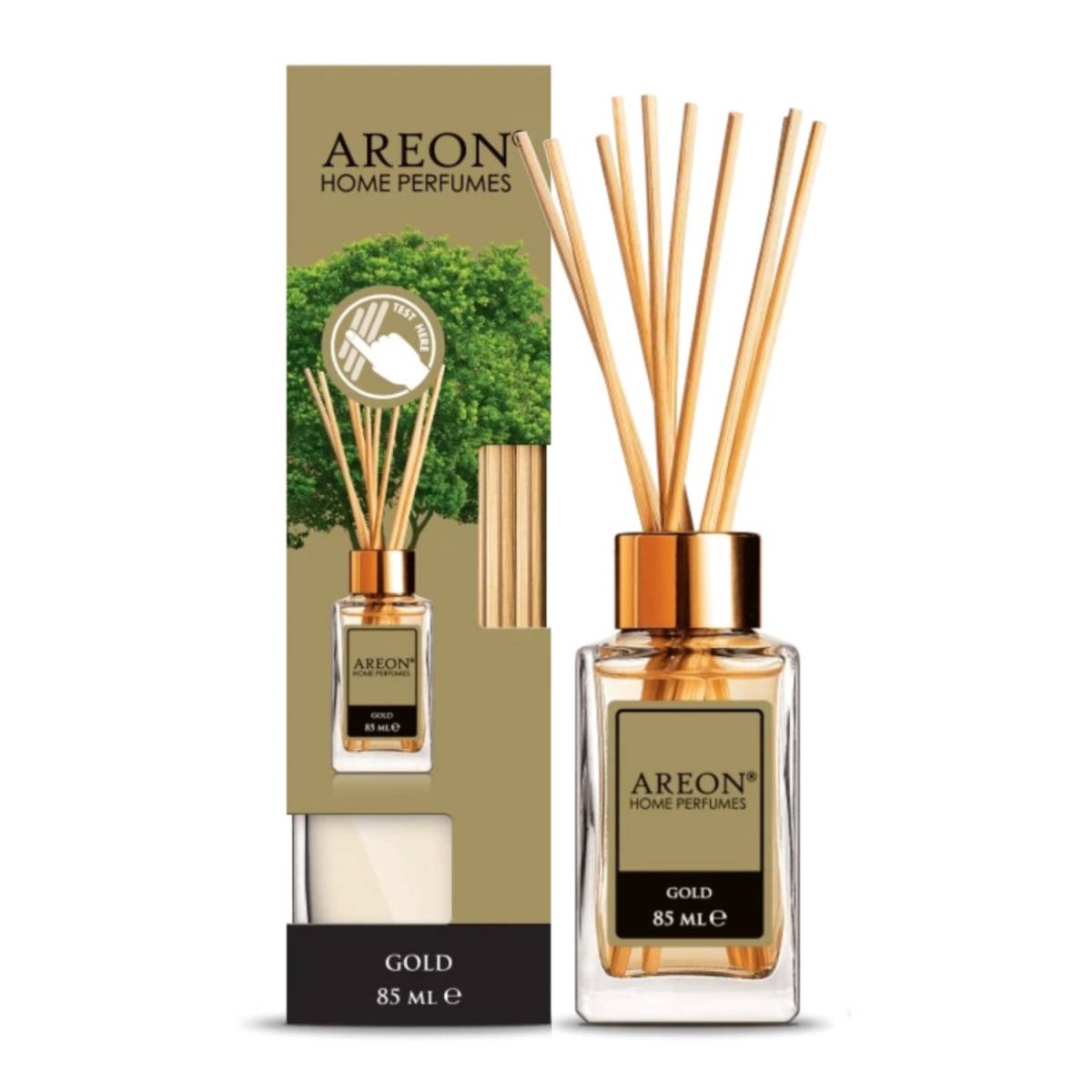 Аромадиффузор Areon Home Perfume LUX Gold 85мл 3800034971850 Areon