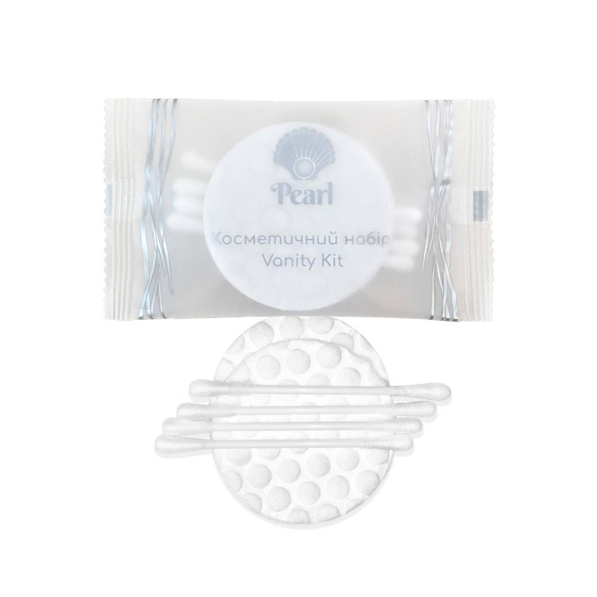 Косметический набор Pearl, в упаковке Flow Pack для гостиниц P-VK4/2 HSG