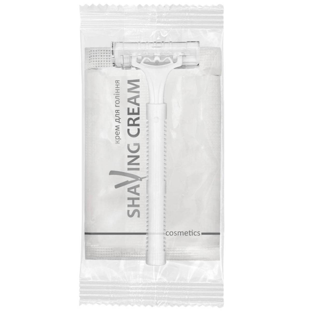 Набір для гоління в коробочці з крафтового картону з логотипом LCr-SK2/S HSG