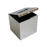 Держатель салфеток косметических, нержавеющая сталь HS-CP-T01 HSG Держатель салфеток косметических, нержавеющая сталь HS-CP-T01 HSG
