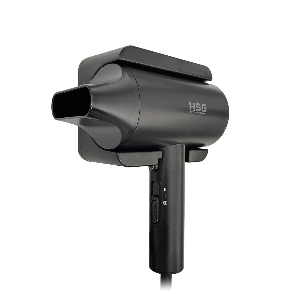 Фен настінний HSG F17 1600W, для готелів F17 Black HSG