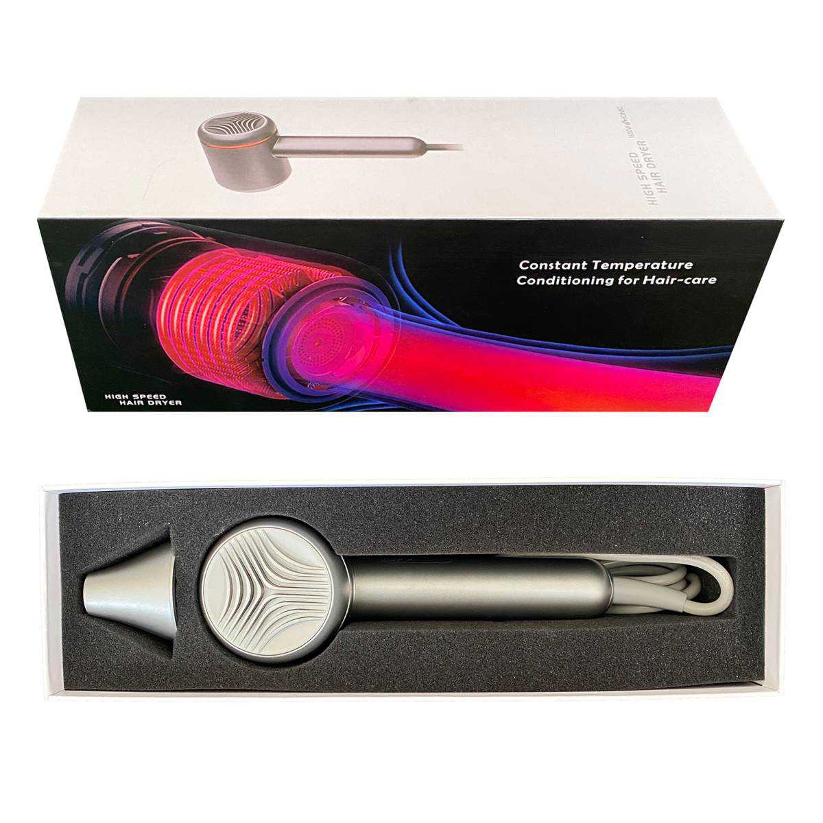 Фен Supersonic 1600 Silver F18 Silver HSG