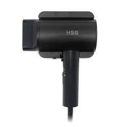 Фен настінний HSG F17 1600W, для готелів F17 Black HSG 2