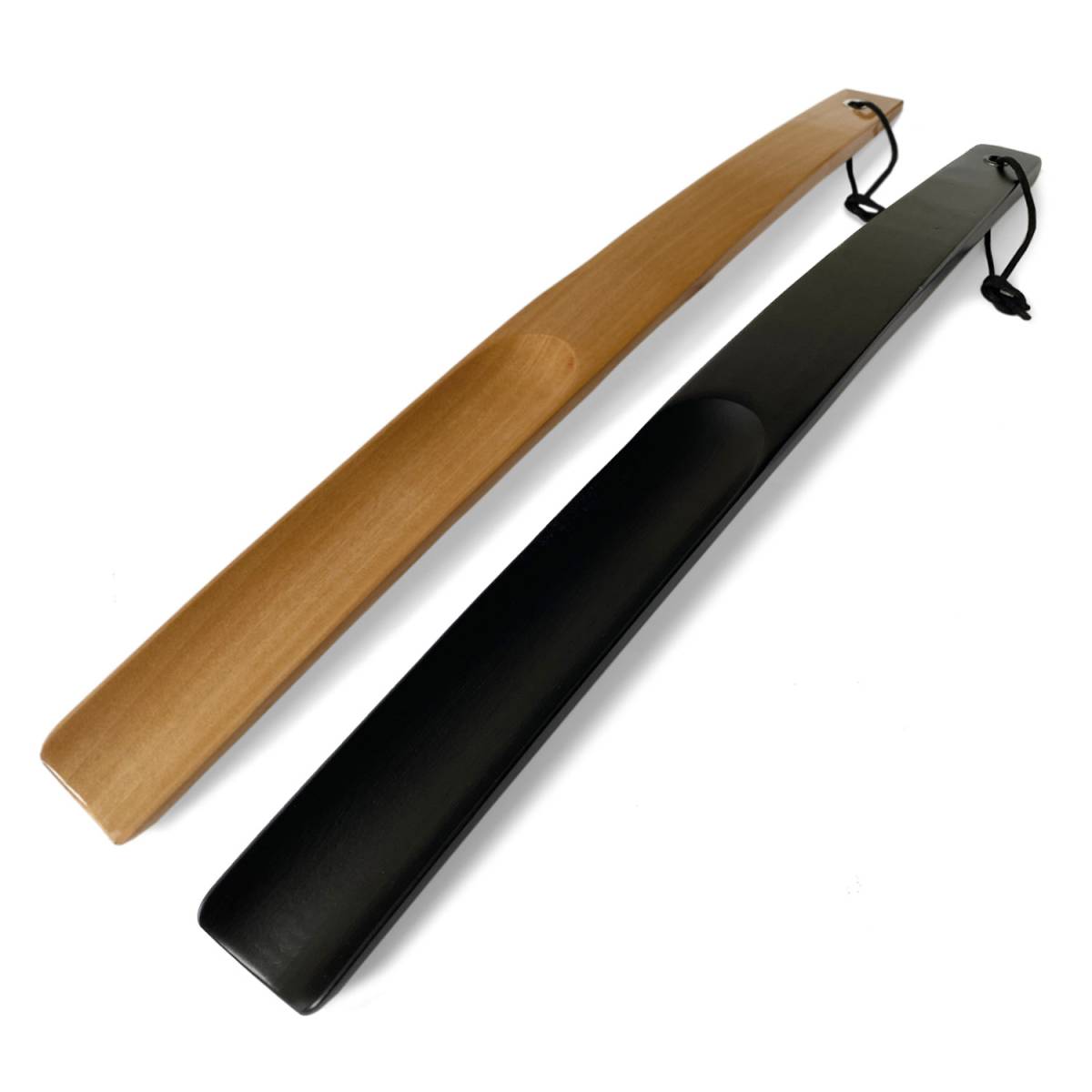 Лопатка, ріжок для взуття 38 см з деревини в п/е SP38 Black HSG