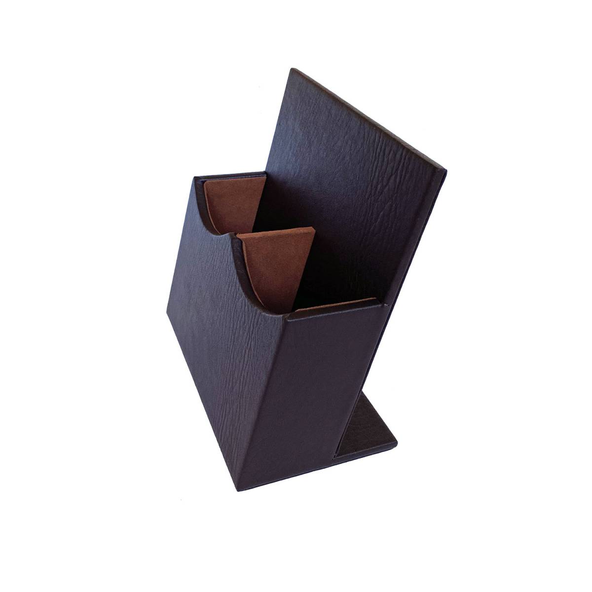 Тримач органайзер подвійний, PU-шкіра L-8 HSG