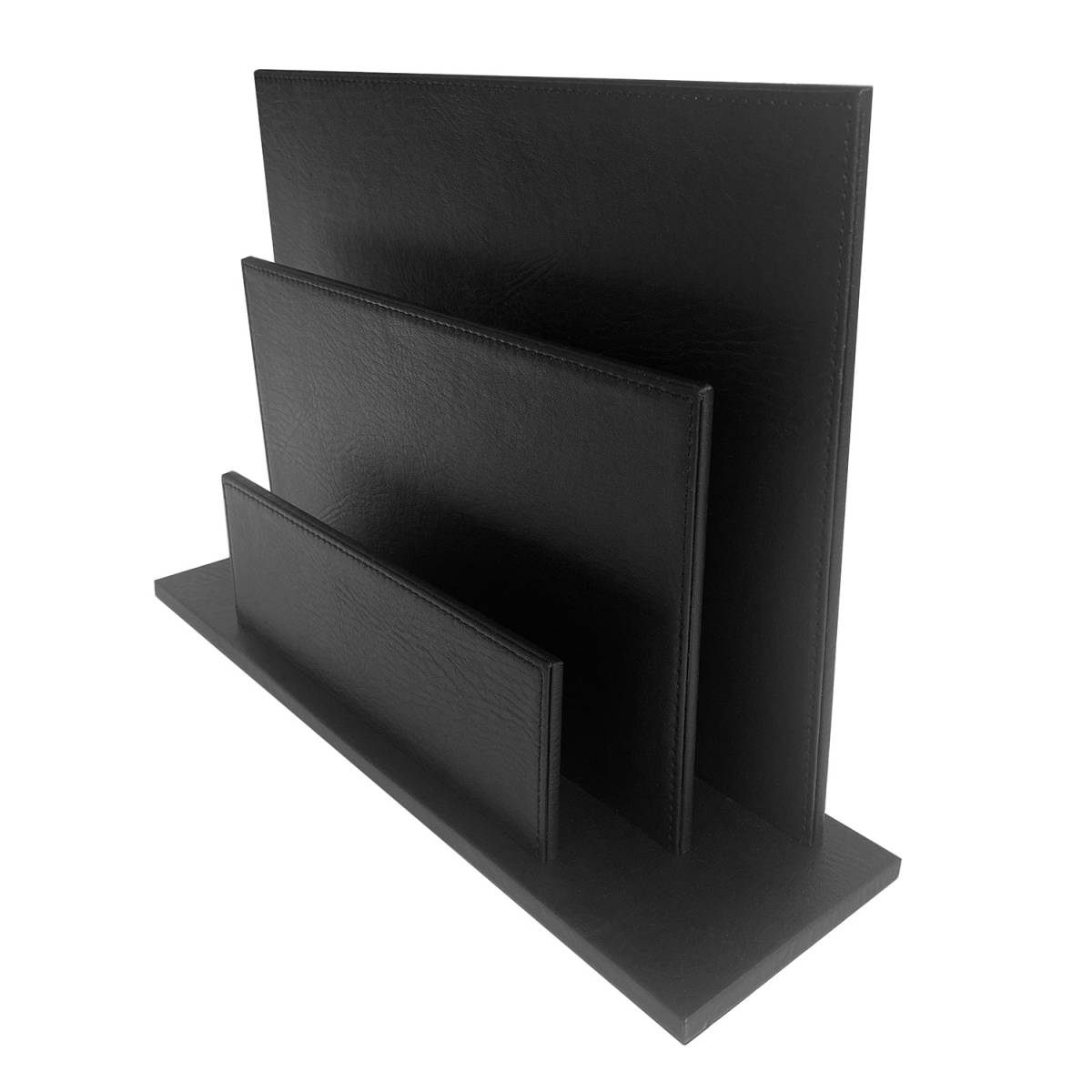 Подставка-держатель буклетов и брошюр, PU-кожа L-4 HSG