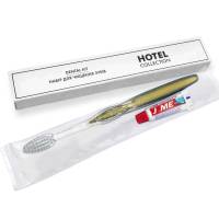 Зубний набір (щітка+паста 5 гр.) в п/е та картонній коробочці "HOTEL COLLECTION" HC-DK5 Gold HSG