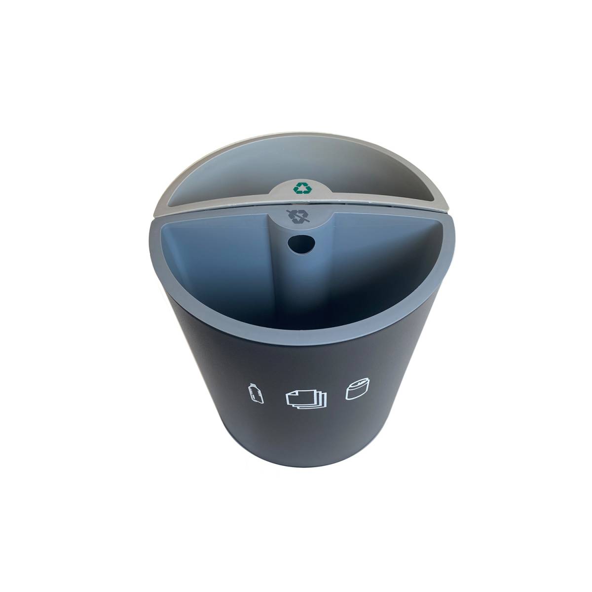 Мусорное ведро, 20 литров с двумя секциями,...